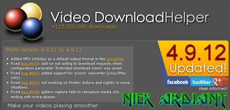 download do video downloadhelper